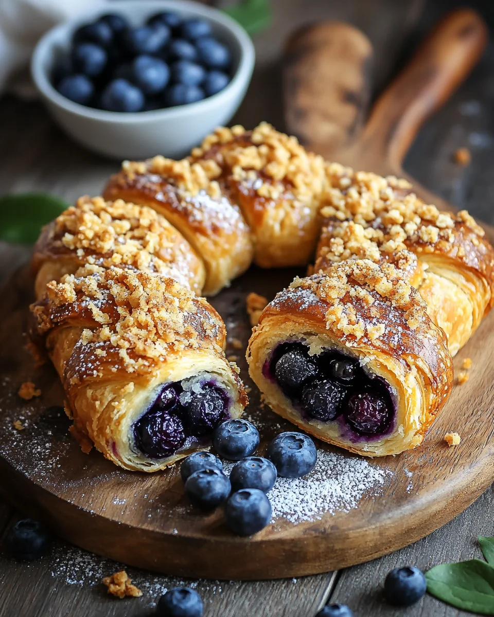 Kartoffelhörnchen mit Blaubeeren & Streuseln 29 Kartoffelhörnchen
