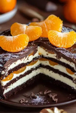 Lebkuchen-Torte mit Paradiescreme und Mandarinen 24 Lebkuchen-Torte mit Paradiescreme und Mandarinen