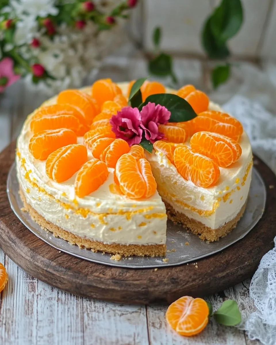 Mandarinen-Quark-Kuchen