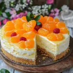 Mandarinen-Quark-Kuchen mit Geheimzutat