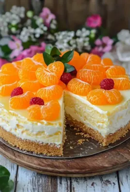 Mandarinen-Quark-Kuchen mit Geheimzutat