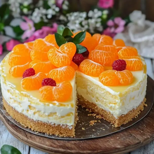 Mandarinen-Quark-Kuchen mit Geheimzutat