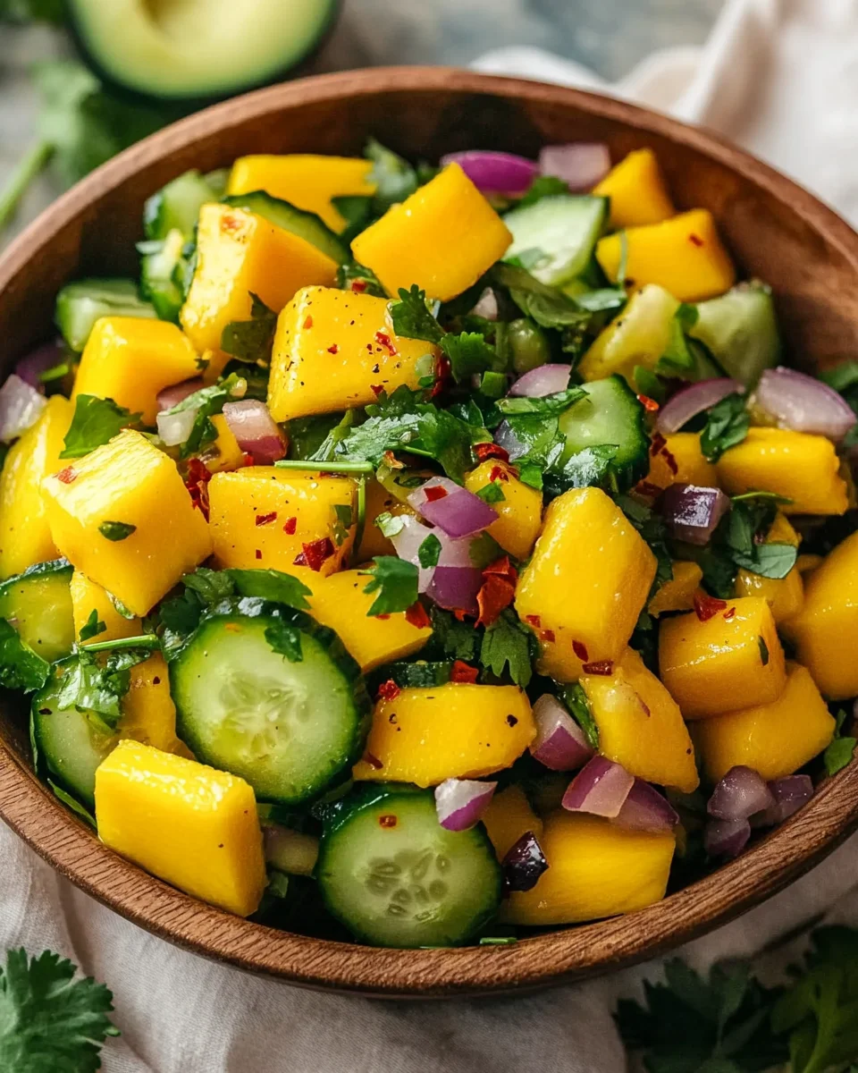 Mango-Gurken-Salat Rezept