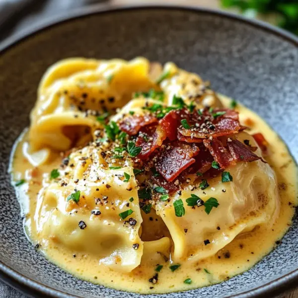 Maultaschen Carbonara