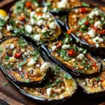 Mediterrane Ger&ouml;stete Aubergine