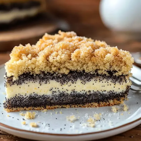Mohnkuchen mit Streusel