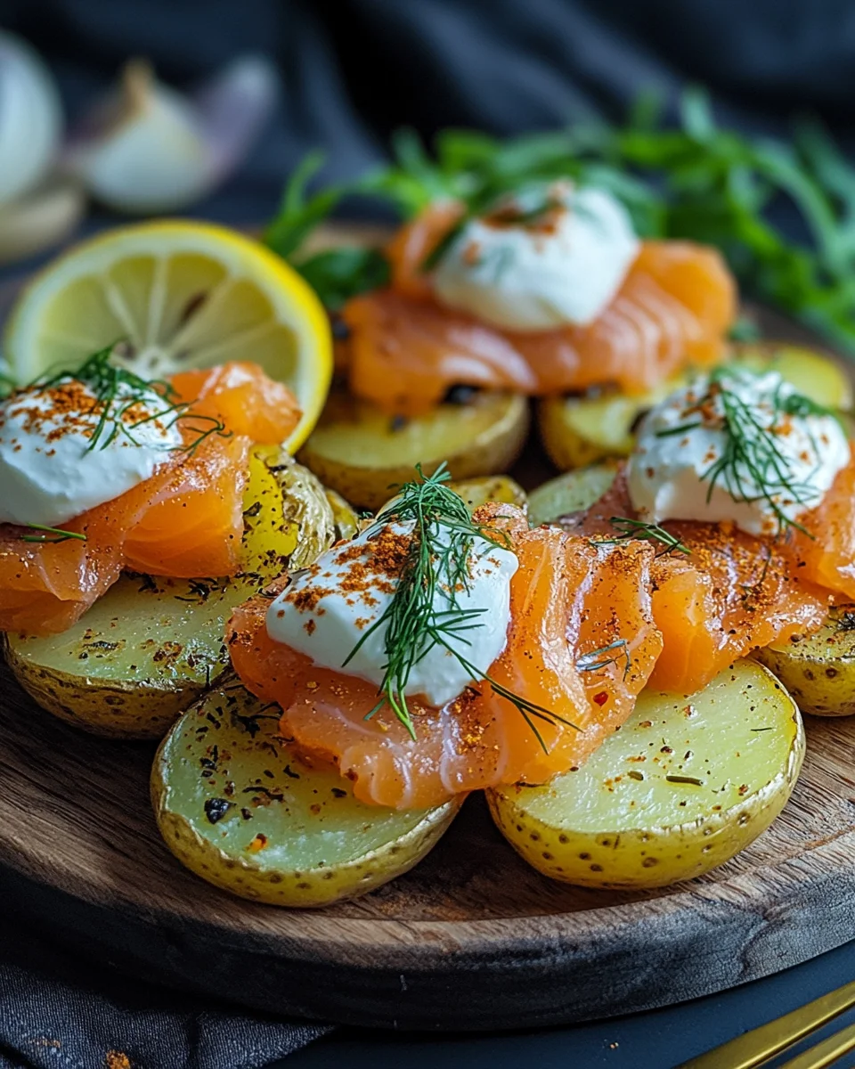 Ofenkartoffeln mit R&auml;ucherlachs