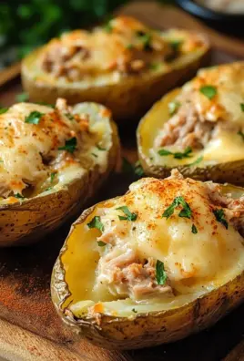 Ofenkartoffeln mit Thunfisch und Käse