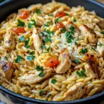 One Pot Orzo Pasta mit H&auml;hnchen