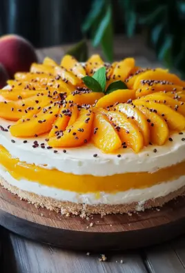 Pfirsich-Maracuja-Torte