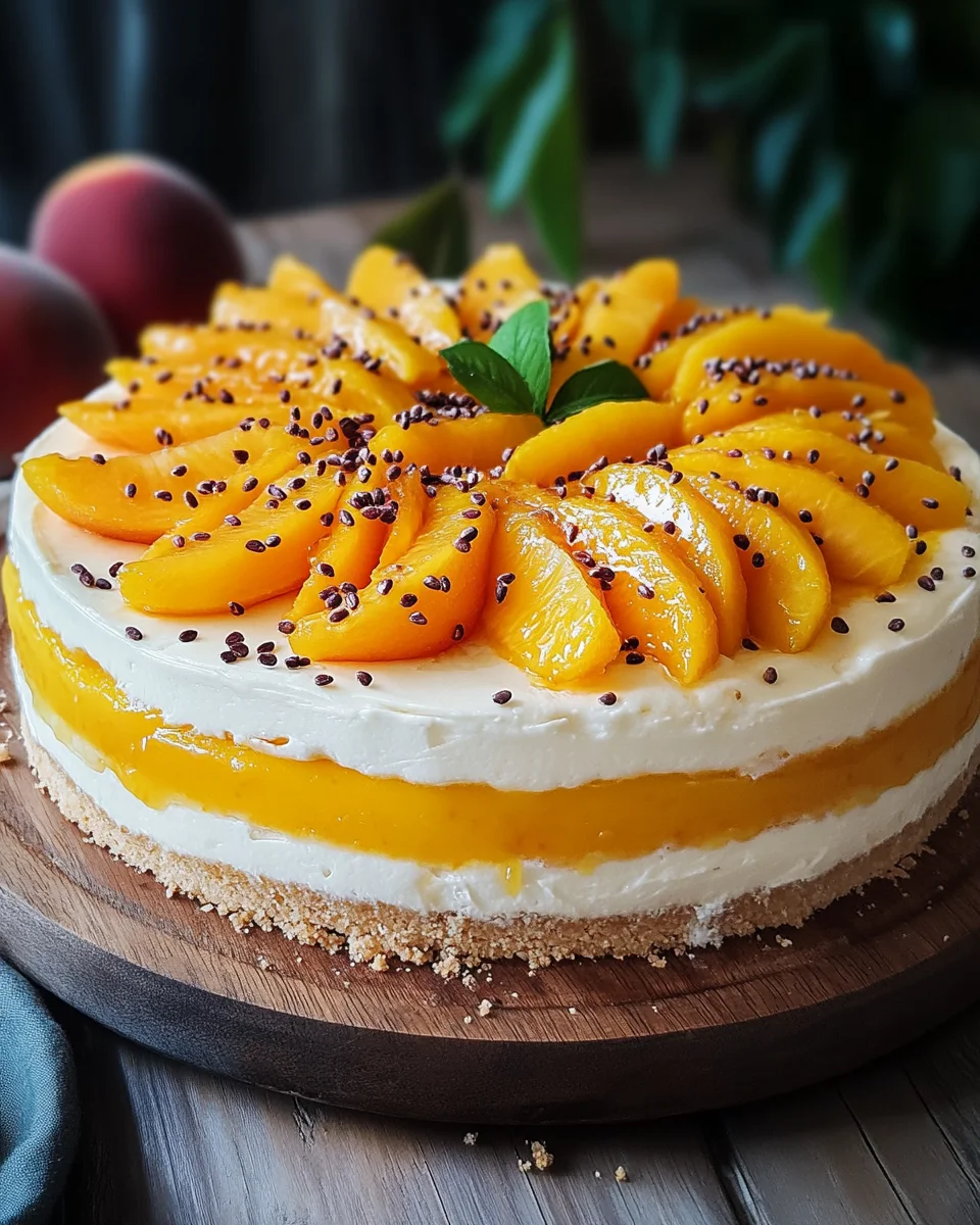 Pfirsich-Maracuja-Torte