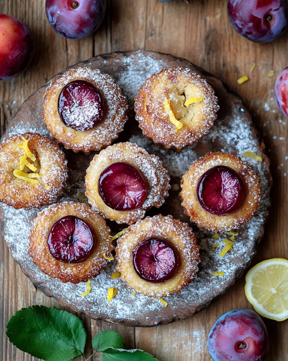 Pflaumen-Friands 19 Pflaumen-Friands