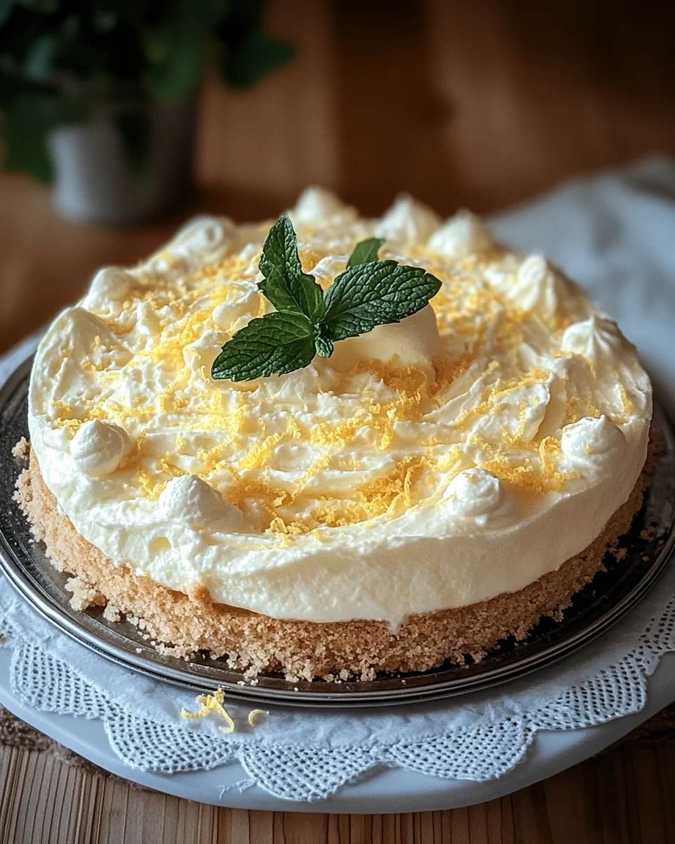 Quark-Schneekuchen mit Vanillepudding