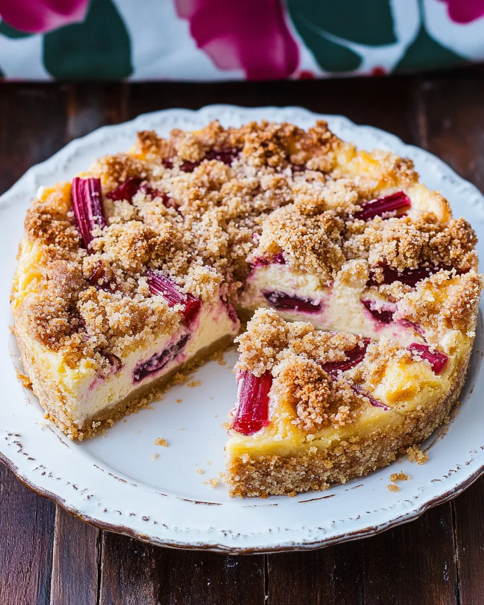 Rhabarber-Cheesecake