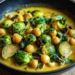 Rosenkohl-Curry mit Kichererbsen
