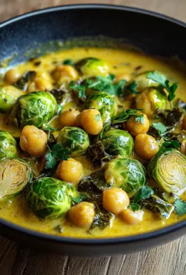 Rosenkohl-Curry mit Kichererbsen