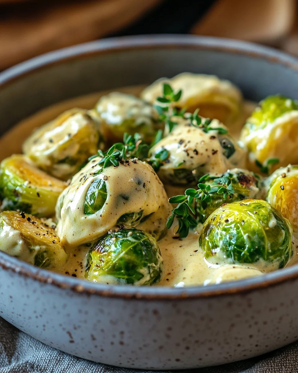 Rosenkohl in Frischkäse-Senfsauce 18 Rosenkohl