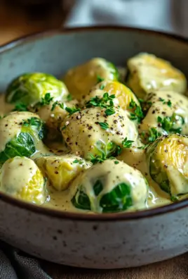Rosenkohl in Frischkäse-Senfsauce 25 Rosenkohl in Frischkäse-Senfsauce