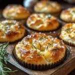Rosmarin-Knoblauch-Focaccia-Muffins