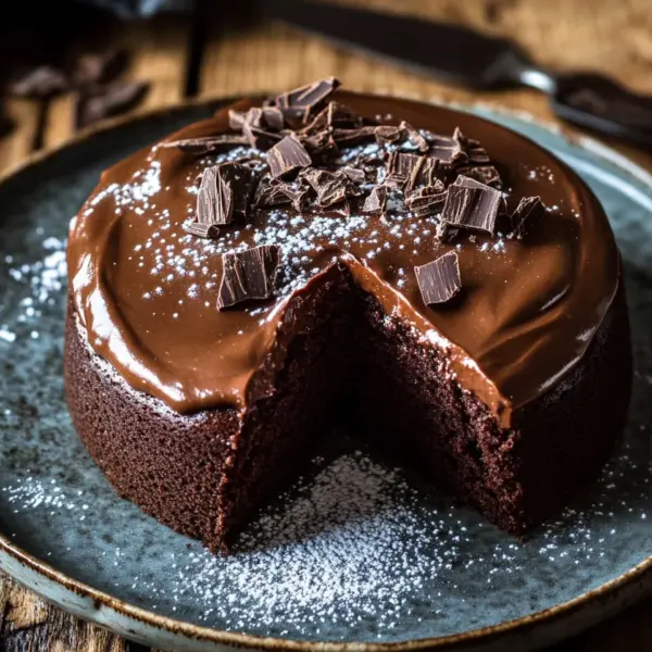 Saftiger, kleiner Schokoladenkuchen