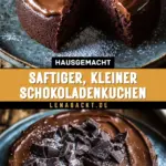Saftiger, kleiner Schokoladenkuchen 20 Pinterest Hidden Image