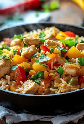 Schnelle Reispfanne mit Hühnchen 27 Schnelle Reispfanne mit Hühnchen