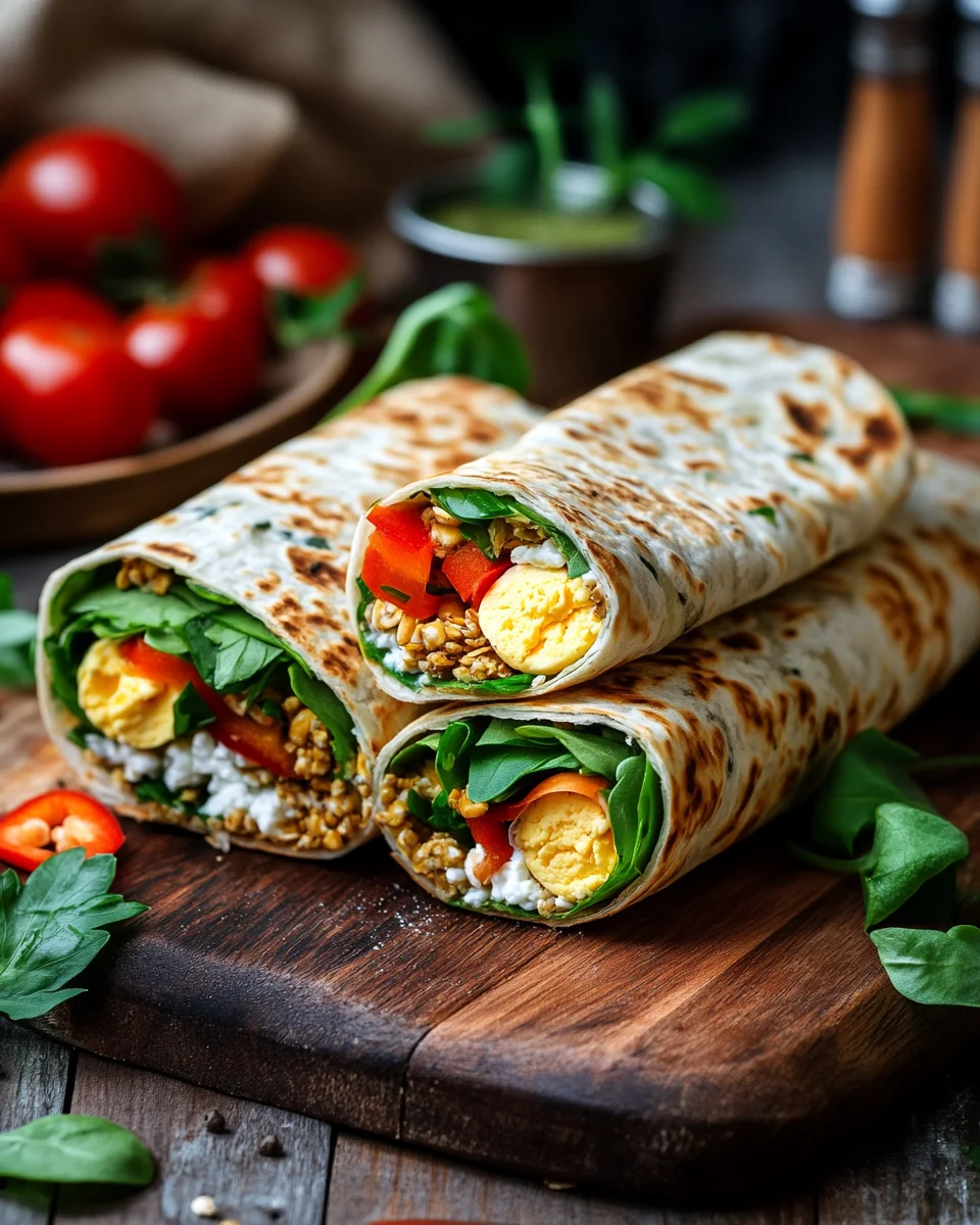 Selbstgemachte Proteinwraps