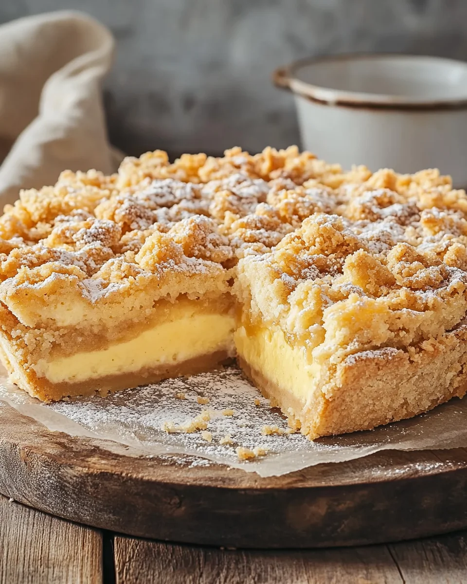 Streuselkuchen mit Pudding 25 Streuselkuchen