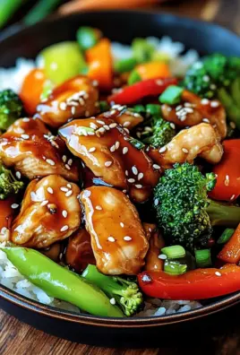 Teriyaki-Hähnchen mit Gemüse 30 Teriyaki-Hähnchen mit Gemüse