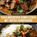 Thailändisches Rindfleisch mit roter Currysoße 25 Pinterest Hidden Image