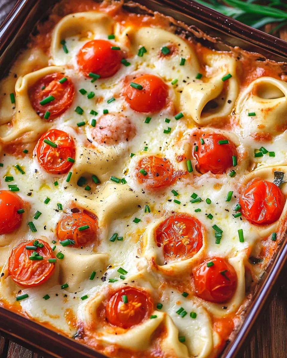 Tortellini-Auflauf mit Tomaten & Mozzarella 19 Tortellini-Auflauf