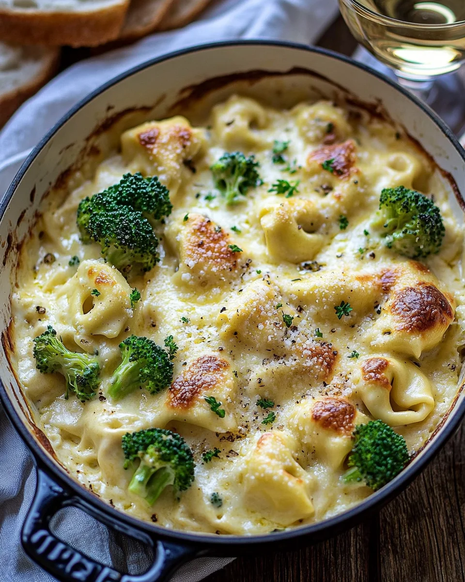 Tortellini Auflauf Schinken Brokkoli