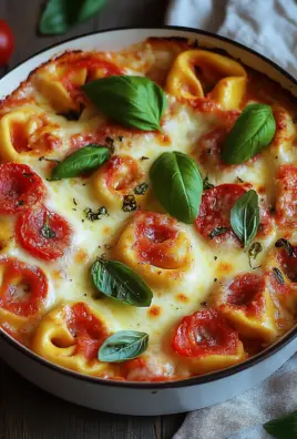 Tortelliniauflauf mit Tomate und Mozzarella