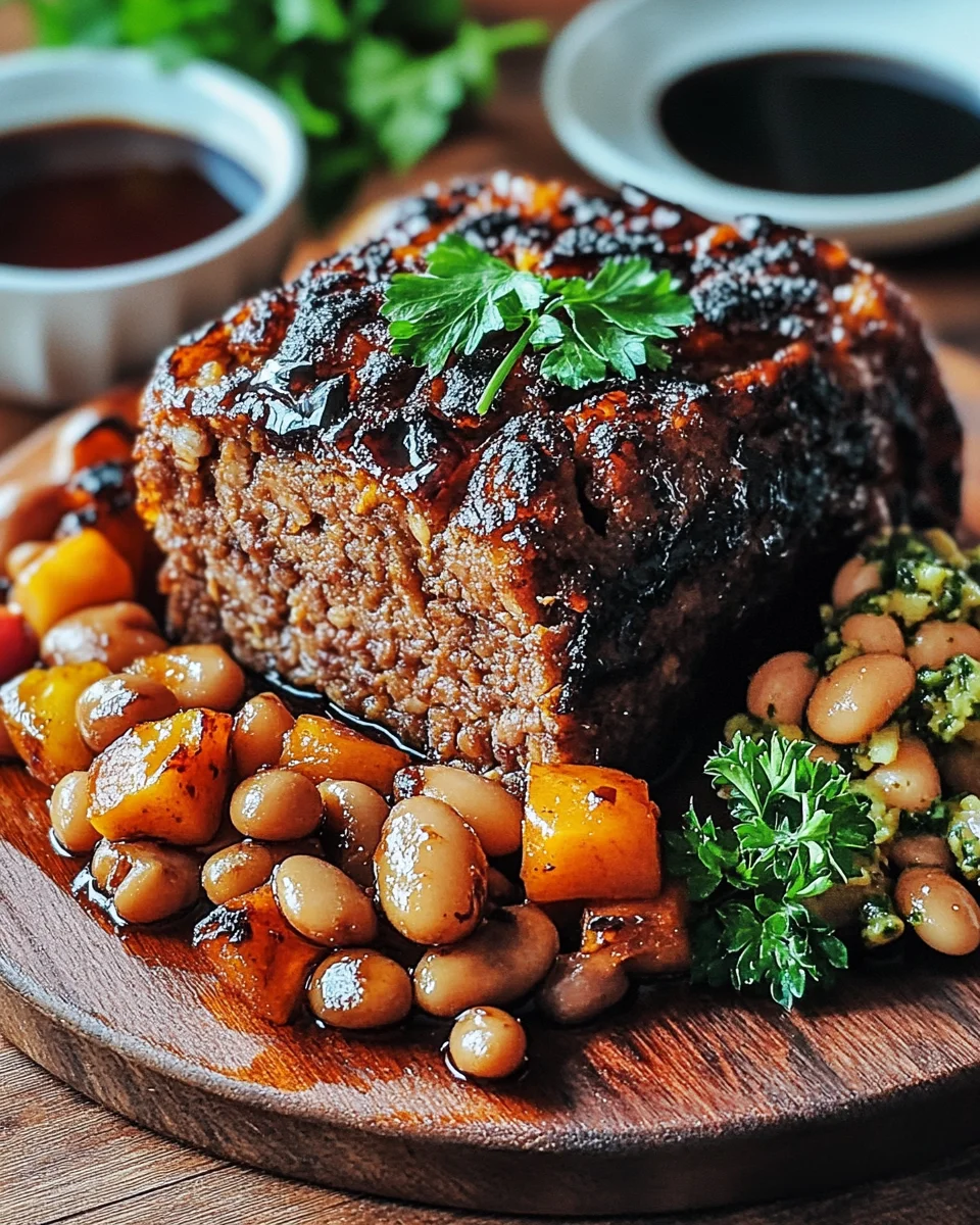 Veganer Braten mit Bohnen 20 Veganer Braten mit Bohnen