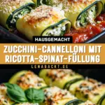 Zucchini-Cannelloni mit Ricotta-Spinat-Füllung 17 Pinterest Hidden Image