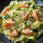 Zucchini-Lachs-Risotto