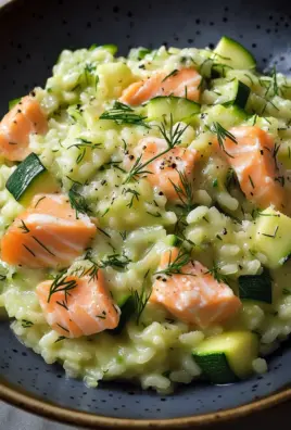 Zucchini-Lachs-Risotto