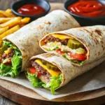 Cheeseburger-Wraps