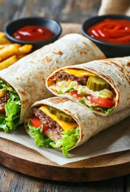 Cheeseburger-Wraps 24 Cheeseburger-Wraps