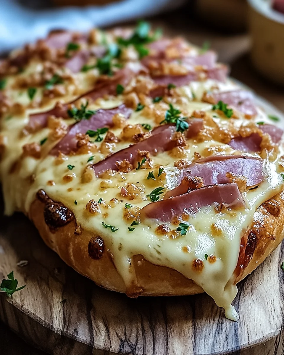 Handbrot mit Schinken und Käse 20 Handbrot