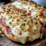 Handbrot mit Schinken und K&auml;se