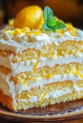 Italienisches Zitronencreme Kuchen Rezept