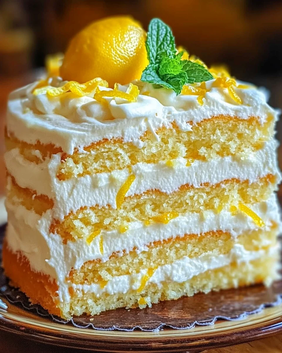 Italienisches Zitronencreme Kuchen Rezept