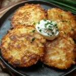 Kartoffelpuffer ohne Fett aus der Hei&szlig;luftfritteuse