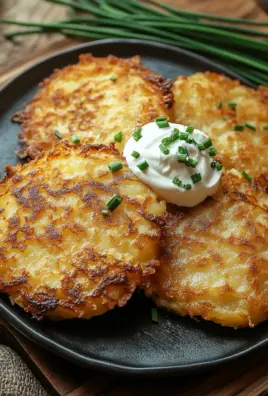Kartoffelpuffer ohne Fett aus der Heißluftfritteuse