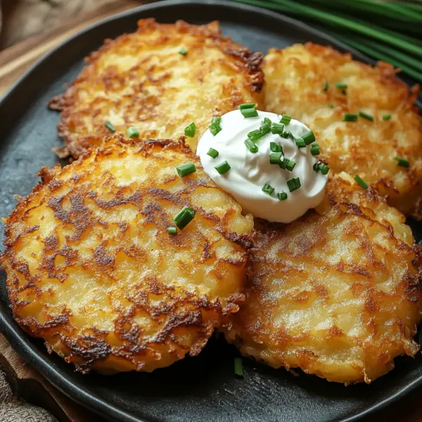 Kartoffelpuffer ohne Fett aus der Heißluftfritteuse