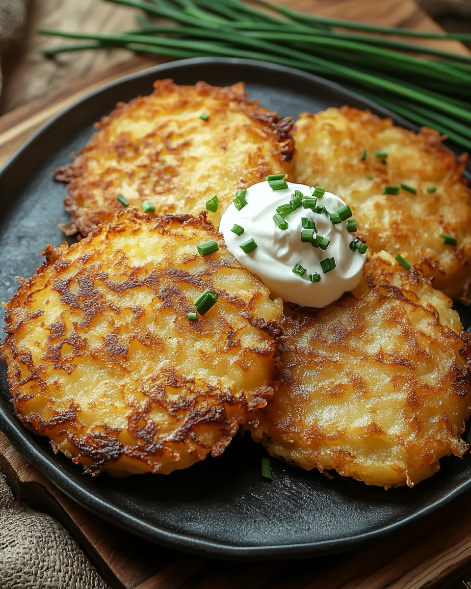 Kartoffelpuffer ohne Fett aus der Heißluftfritteuse