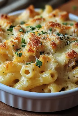 Knuspriger Nudel-Hähnchen-Auflauf mit Knoblauch und Parmesan 23 Knuspriger Nudel-Hähnchen-Auflauf mit Knoblauch und Parmesan