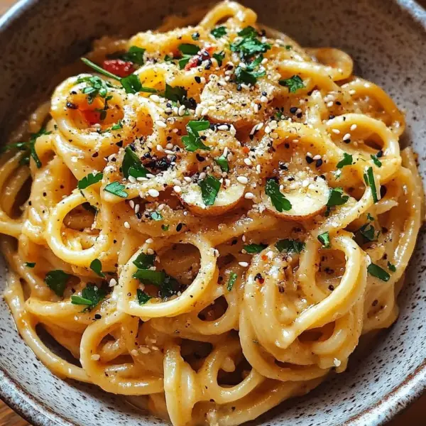 Würzige Miso Pasta