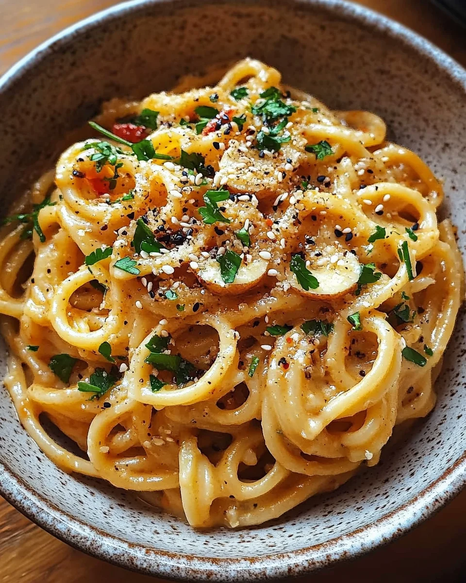 W&uuml;rzige Miso Pasta